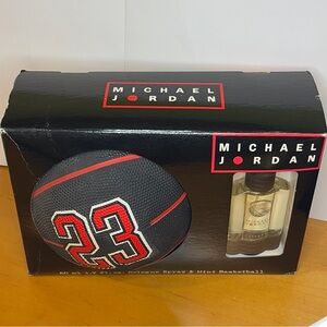 Vintage Michael Jordan Cologne with Mini Basketball